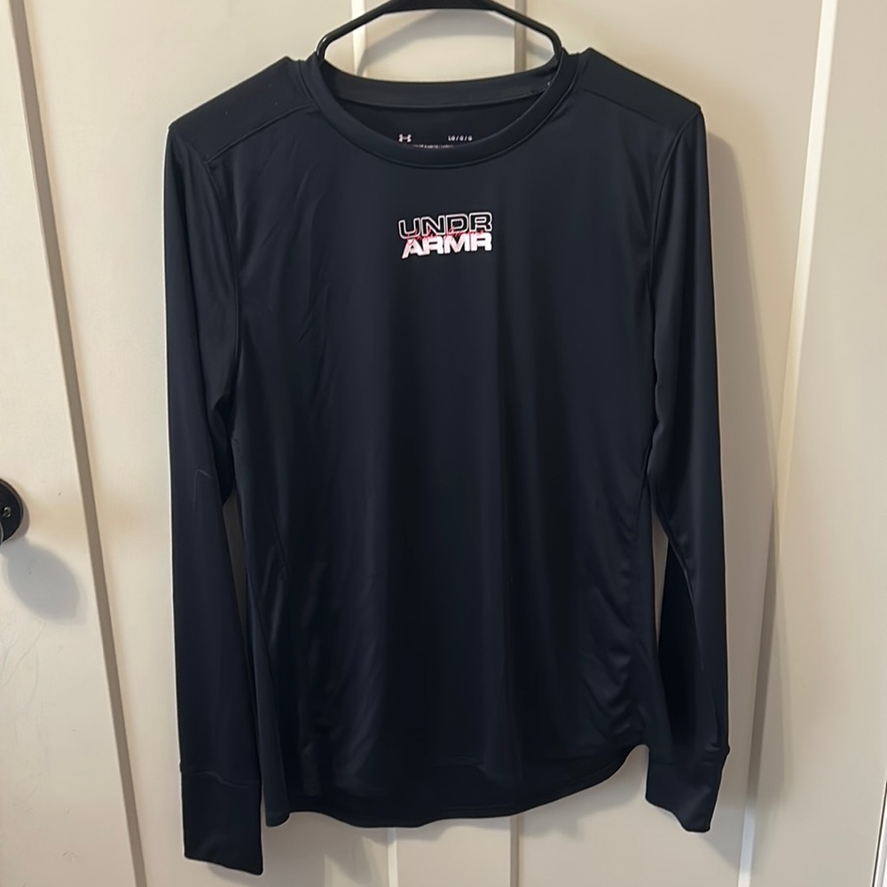 Under Armour- long sleeved shirt.